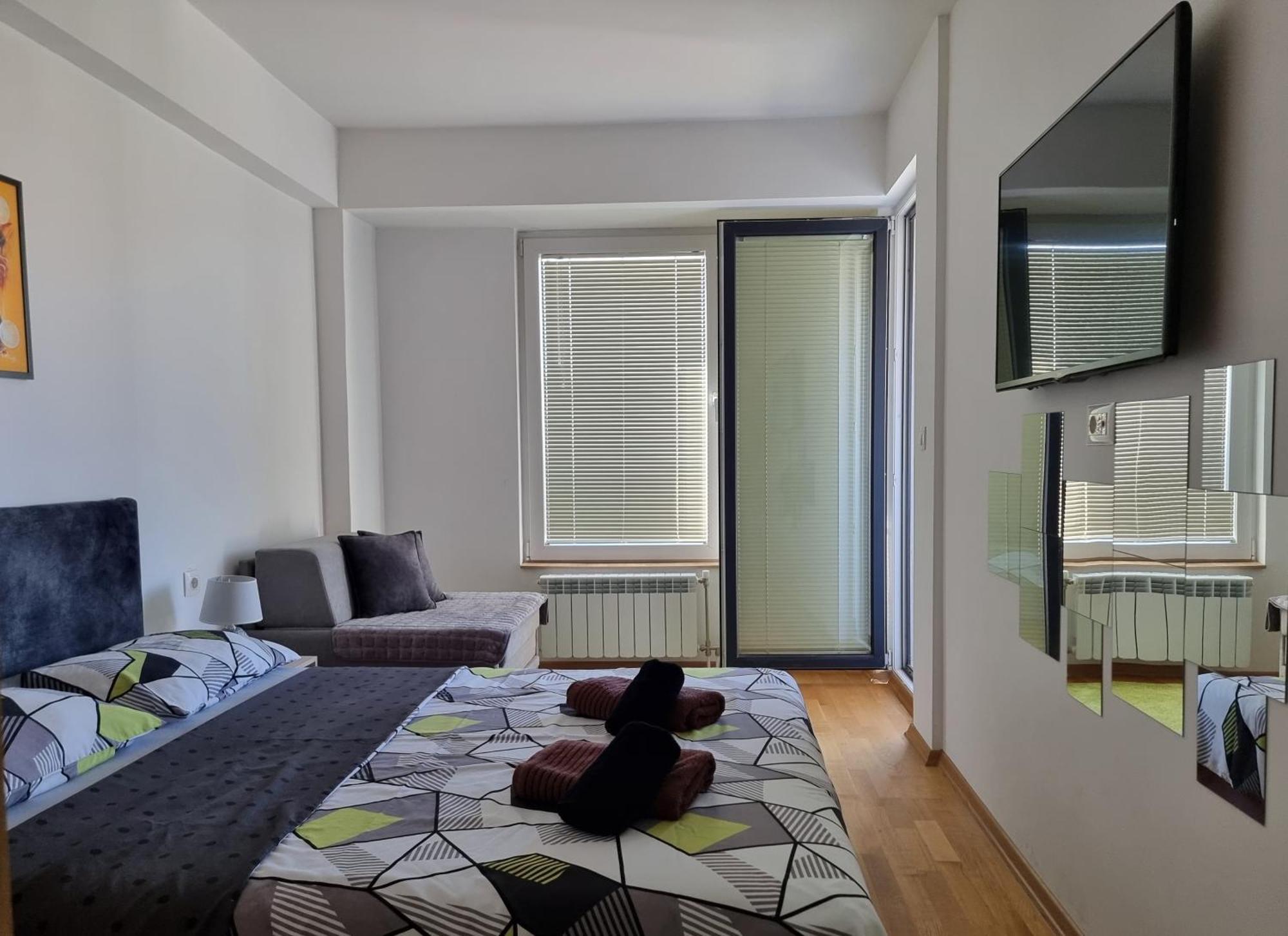 Modern & Trendy Apartment Skopje Exteriör bild